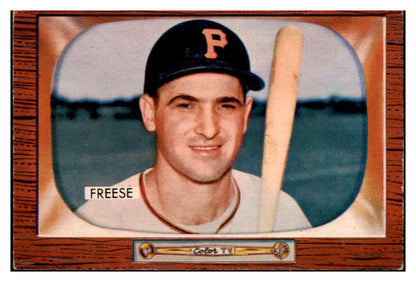 1955 Bowman Baseball #084 George Freese Pirates EX-MT 472353