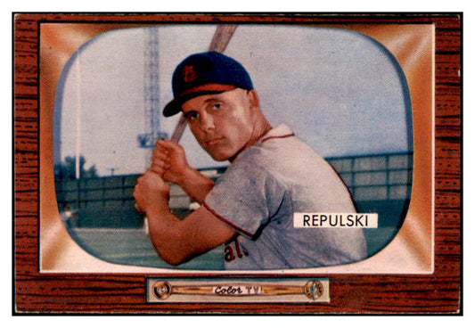 1955 Bowman Baseball #205 Rip Repulski Cardinals EX-MT 472419