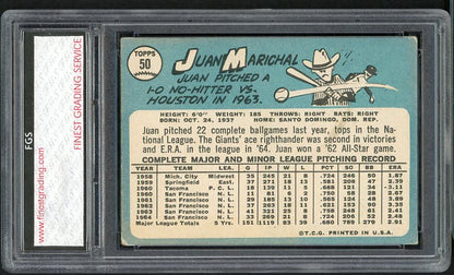 1965 Topps Baseball #050 Juan Marichal Giants FGS 4 VG-EX 472704