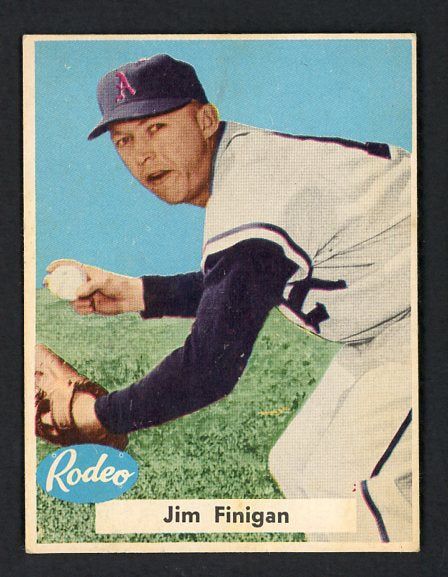 1955 Rodeo Meats Jim Finigan A's EX-MT 473262