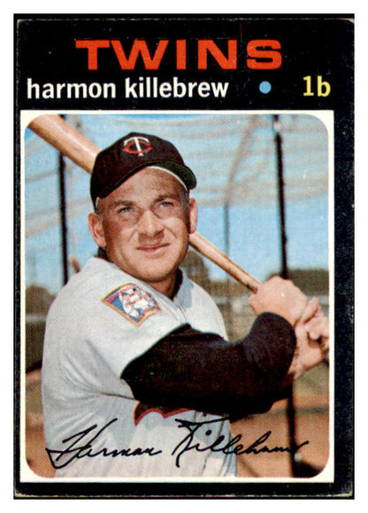 1971 Topps Baseball #550 Harmon Killebrew Twins VG-EX 473770 Kit Young Cards