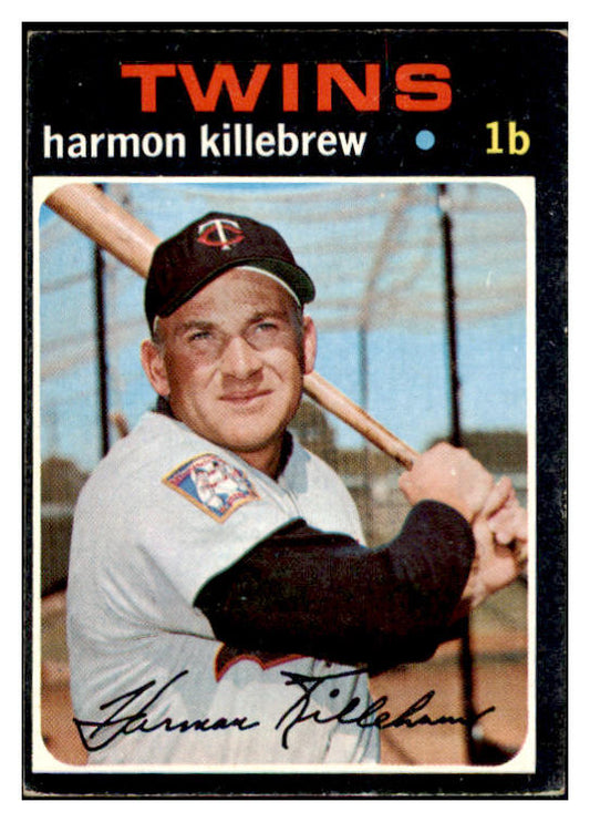 1971 Topps Baseball #550 Harmon Killebrew Twins VG-EX 473770 Kit Young Cards