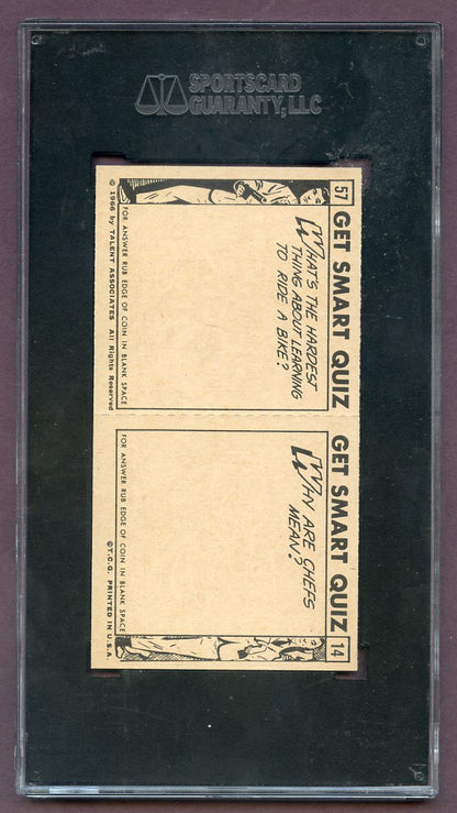 1966 Topps Baseball Get Smart #014/57 Something Fishy SGC 6 EX-MT 474503