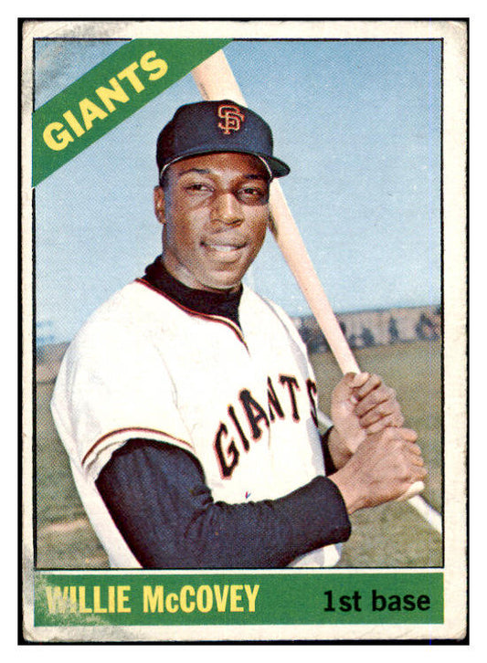 1966 Topps Baseball #550 Willie McCovey Giants VG 475632