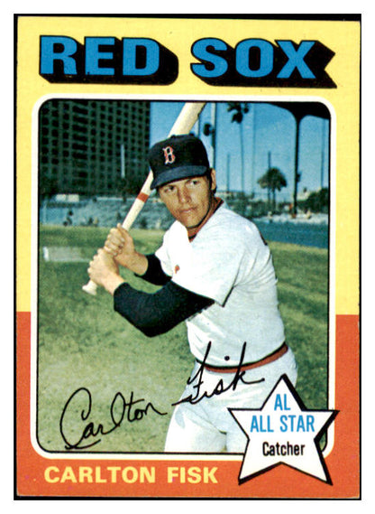1975 Topps Baseball #080 Carlton Fisk Red Sox NR-MT 476094