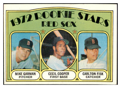 1972 Topps Baseball #079 Carlton Fisk Red Sox NR-MT 476139