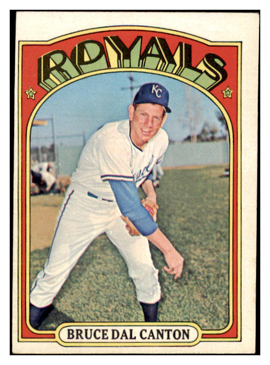 1972 Topps Baseball #717 Bruce Dal Canton Royals EX-MT 476832