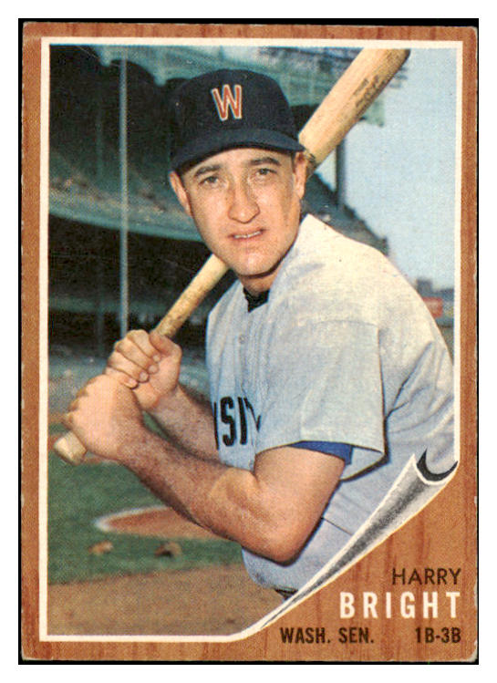 1962 Topps Baseball #551 Harry Bright Senators VG-EX 476956