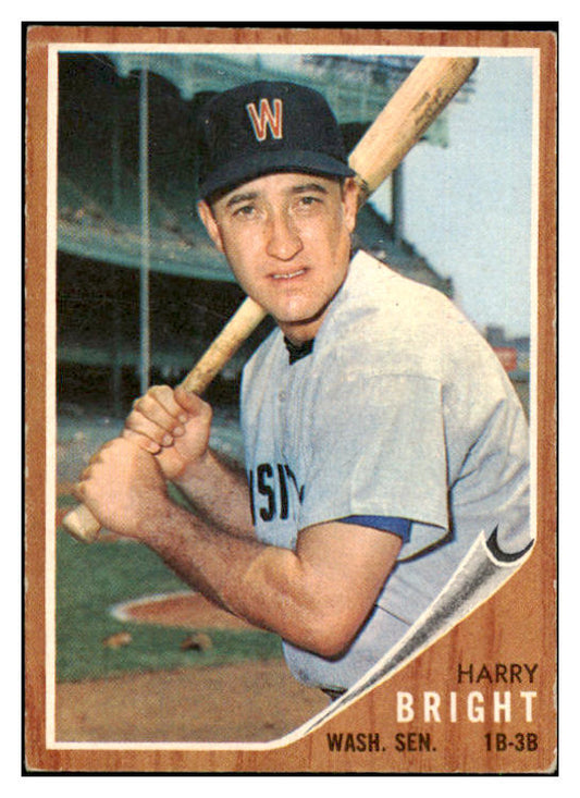 1962 Topps Baseball #551 Harry Bright Senators VG-EX 476956