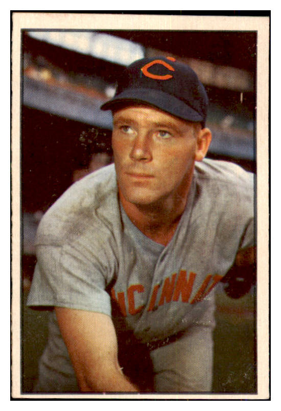 1953 Bowman Color Baseball #023 Herman Wehmeier Reds EX+/EX-MT 477214