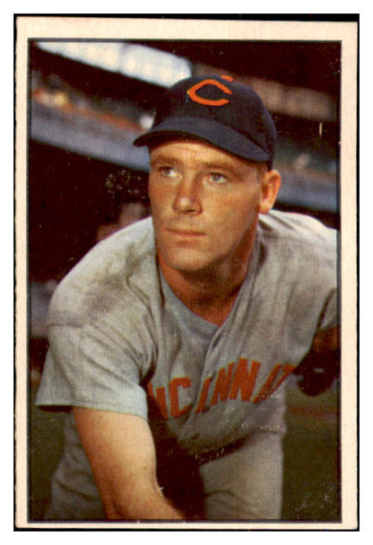 1953 Bowman Color Baseball #023 Herman Wehmeier Reds EX+/EX-MT 477214