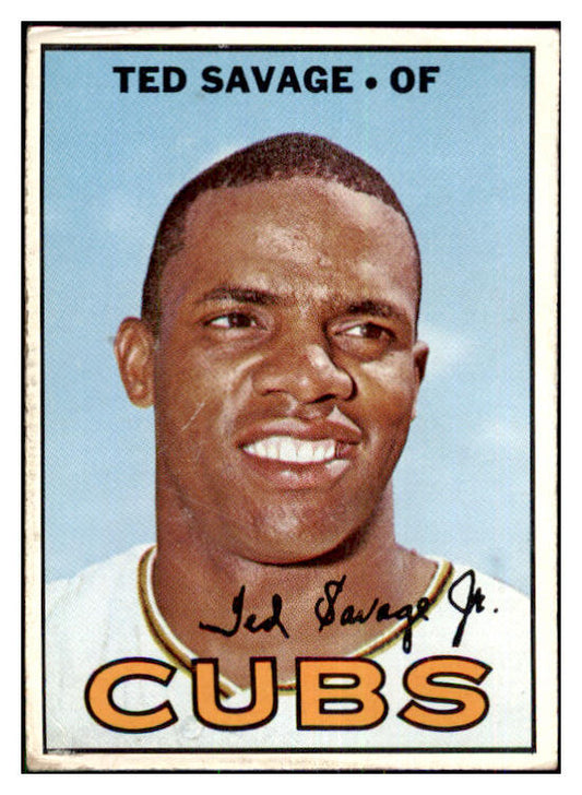 1967 Topps Baseball #552 Ted Savage Cubs VG-EX 478098