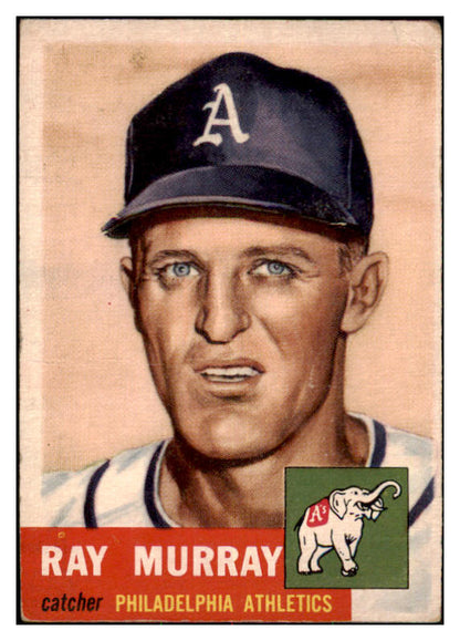 1953 Topps Baseball #234 Ray Murray A's VG 478864
