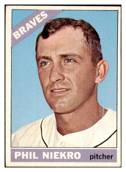 1966 Topps Baseball #028 Phil Niekro Braves VG-EX 479202