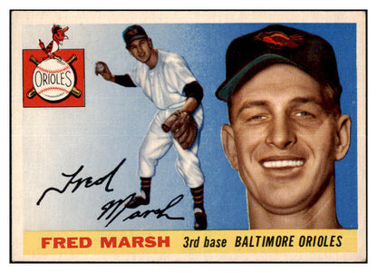 1955 Topps Baseball #013 Fred Marsh Orioles EX-MT 479277