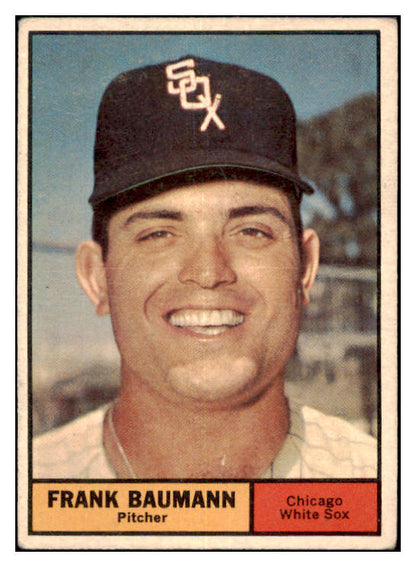 1961 Topps Baseball #550 Frank Baumann White Sox VG-EX 479703