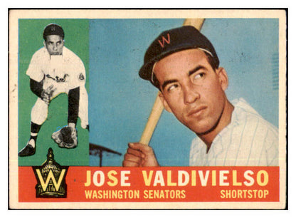 1960 Topps Baseball #527 Jose Valdivielso Senators VG-EX 479769