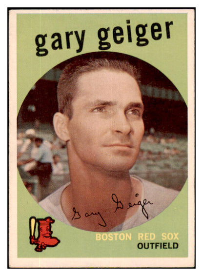 1959 Topps Baseball #521 Gary Geiger Red Sox EX 479980