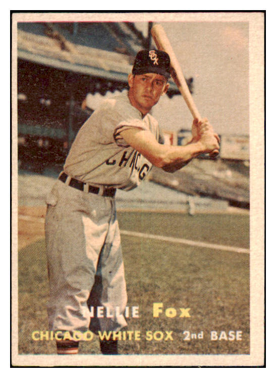 1957 Topps Baseball #038 Nellie Fox White Sox EX 480253