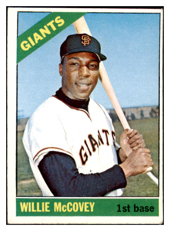 1966 Topps Baseball #550 Willie McCovey Giants EX 482208