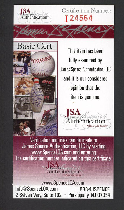 Stan Musial Cardinals Signed 8 X 10 JSA Auth 482421