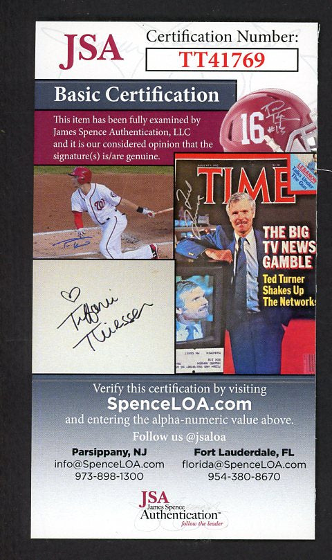 Enos Slaughter Cardinals Signed 8 X 10 JSA Auth 482425