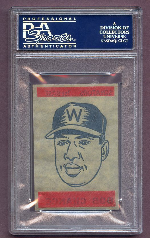 1965 Topps Baseball Transfers Bob Chance Senators PSA 7 NM 483802