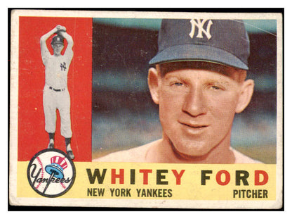 1960 Topps Baseball #035 Whitey Ford Yankees VG 484148
