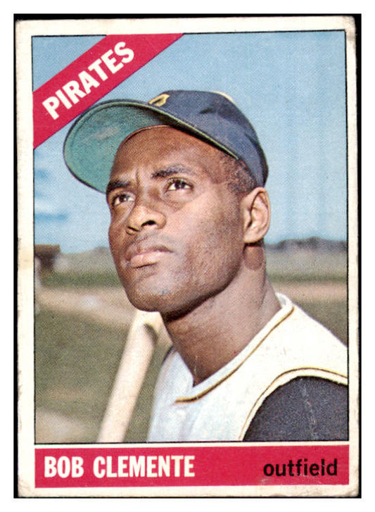 1966 Topps Baseball #300 Roberto Clemente Pirates VG 484411