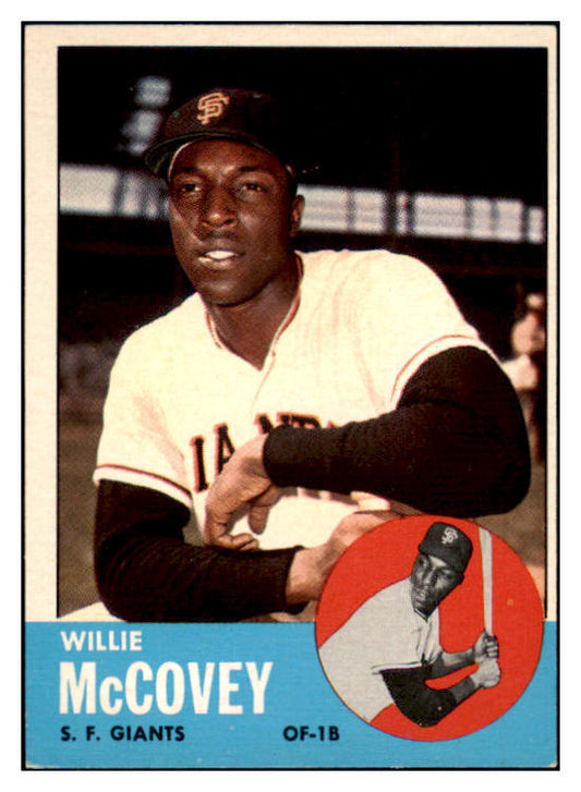1963 Topps Baseball #490 Willie McCovey Giants EX-MT 485334