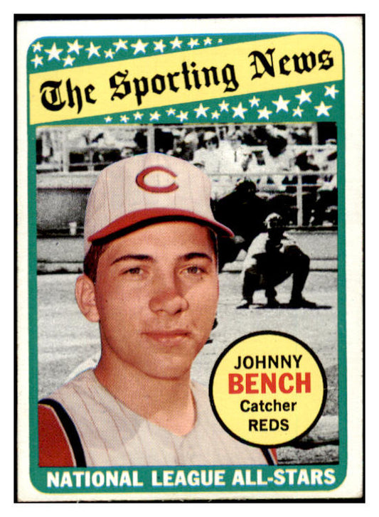 1969 Topps Baseball #430 Johnny Bench A.S. Reds EX-MT 485461
