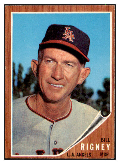 1962 Topps Baseball #549 Bill Rigney Angels EX-MT 485909