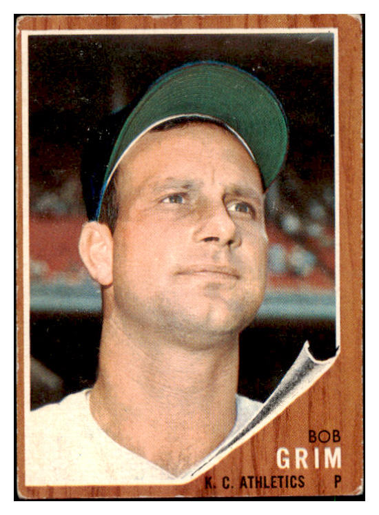 1962 Topps Baseball #564 Bob Grim A's VG-EX 486009