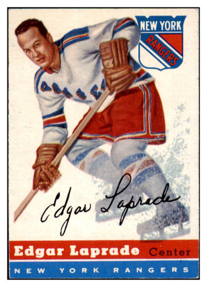 1954 Topps Hockey #056 Edgar Laprade Rangers EX-MT 486656