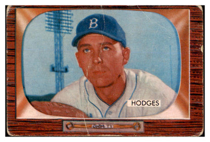 1955 Bowman Baseball #158 Gil Hodges Dodgers FR-GD 487280