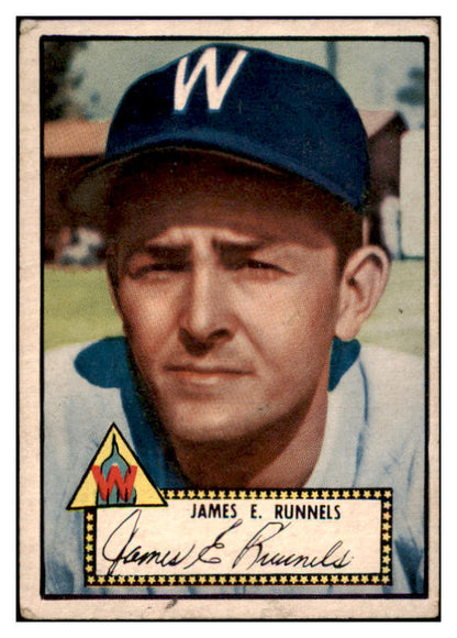 1952 Topps Baseball #002 Pete Runnels Senators VG Black 487891