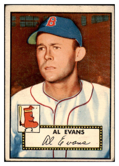 1952 Topps Baseball #152 Al Evans Red Sox VG-EX 488218