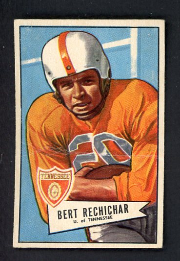 1952 Bowman Small Football #136 Al Rechichar Browns Good 489828