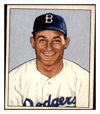 1950 Bowman Baseball #058 Carl Furillo Dodgers EX-MT 490164