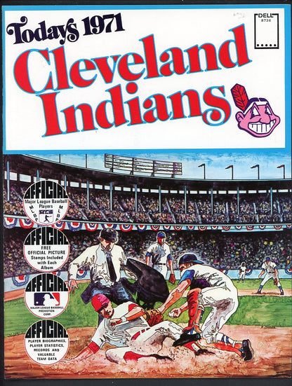 1971 Dell Stamp Album Cleveland Indians Complete Nettles Pinson 490750