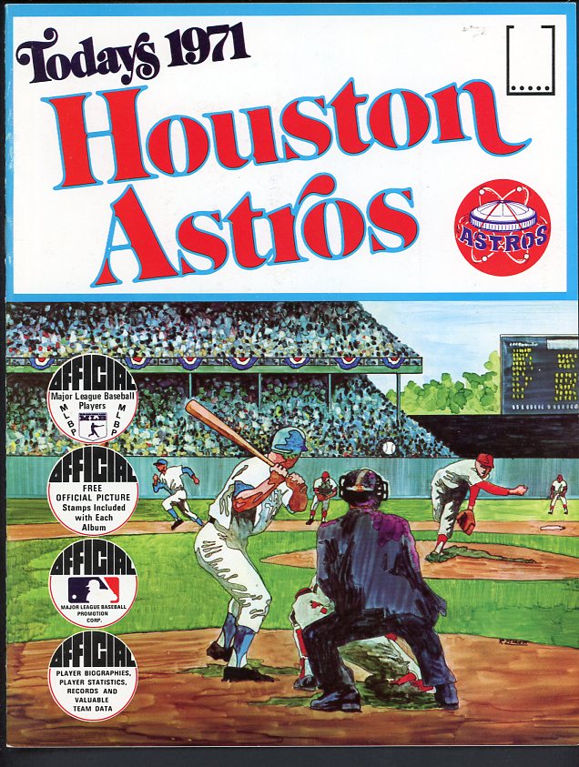 1971 Dell Stamp Album Houston Astros Complete Morgan Watson 490755