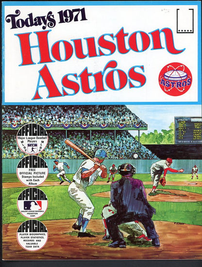 1971 Dell Stamp Album Houston Astros Complete Morgan Watson 490755