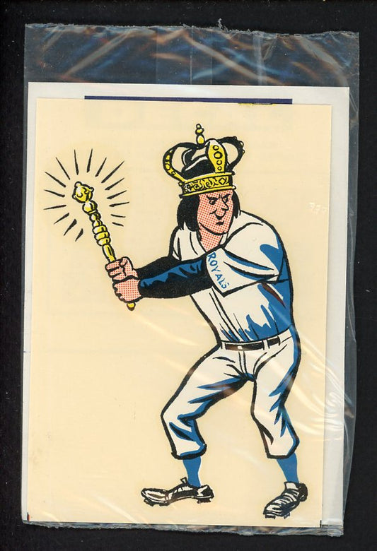 1970's Decalcomania Decal Kansas City Royals 490779