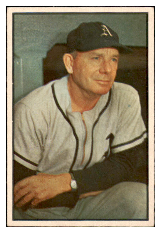 1953 Bowman Color Baseball #031 Jimmy Dykes A's GD-VG 490909