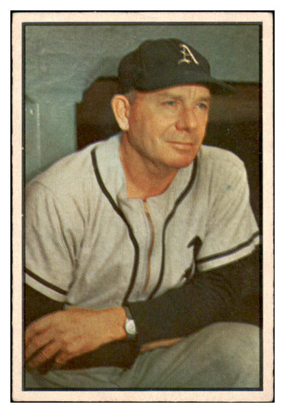 1953 Bowman Color Baseball #031 Jimmy Dykes A's GD-VG 490909