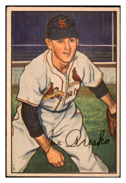 1952 Bowman Baseball #062 Joe Presko Cardinals EX 491047