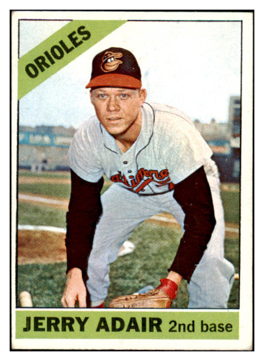 1966 Topps Baseball #533 Jerry Adair Orioles EX 491404