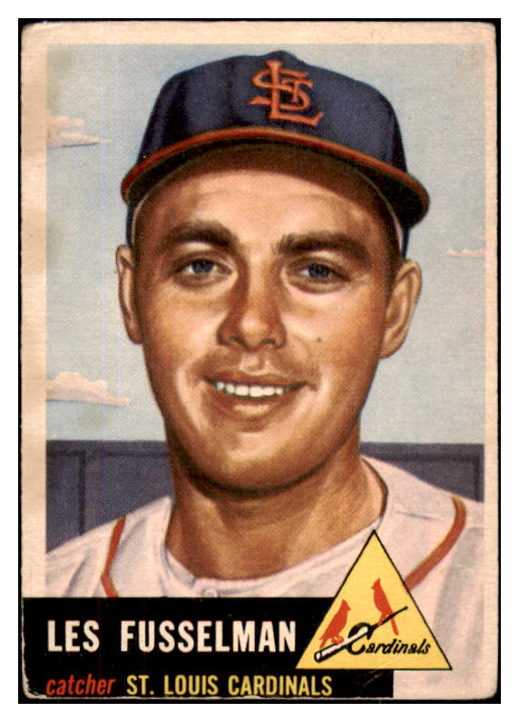 1953 Topps Baseball #218 Les Fusselman Cardinals GD-VG 491740