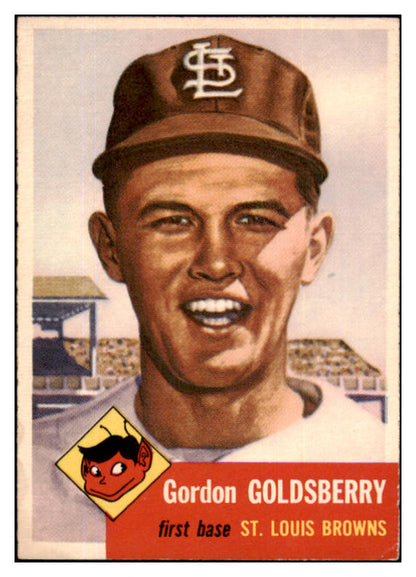 1953 Topps Baseball #200 Gordon Goldsberry Browns EX-MT 491755