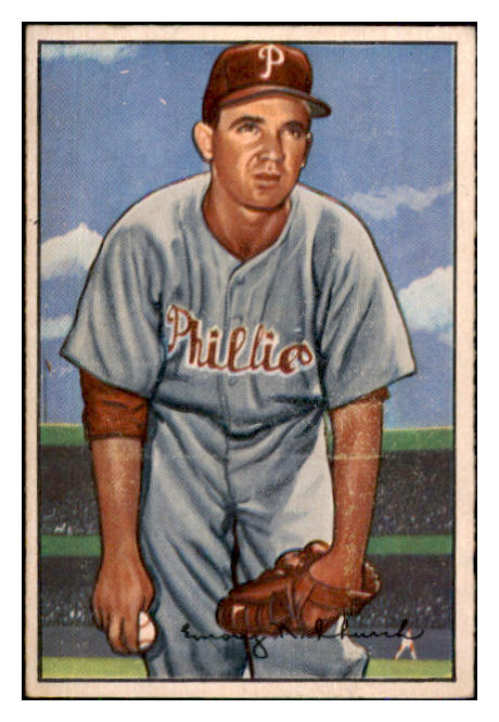 1952 Bowman Baseball #040 Bubba Church Phillies EX-MT 491971